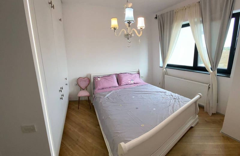 Location d’un appartement lumineux de 2 pièces, 60 m², quartier Pipera, Bucarest, Roumanie
